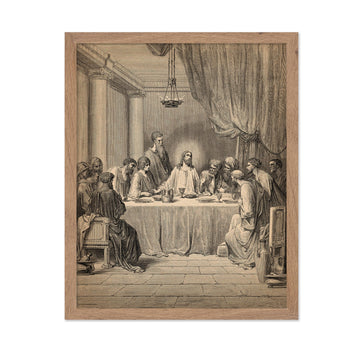 Master Vintage Religious Poster - Retro Christian Print - Gift for Artist, Friend - The Last Supper, Jesus Christ and