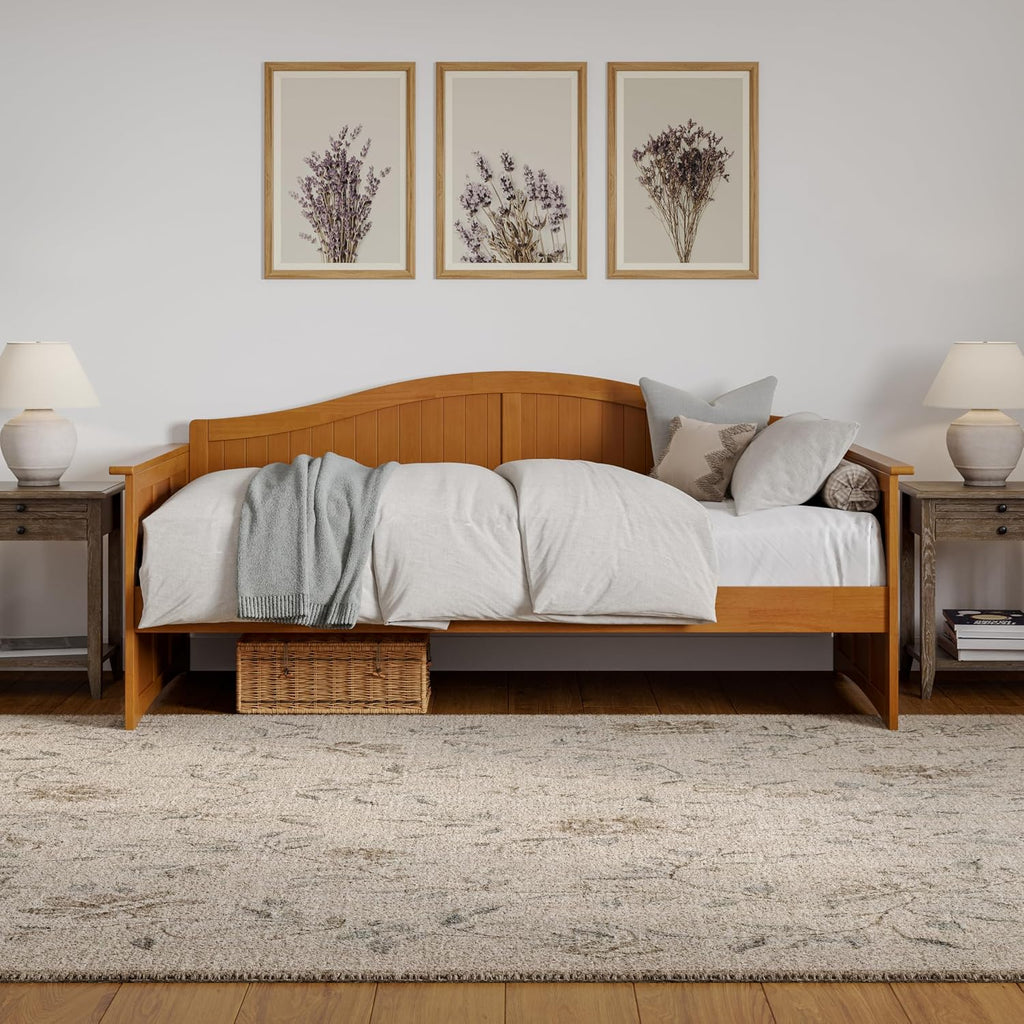 Nantucket Wood Daybed, Twin, Light Toffee