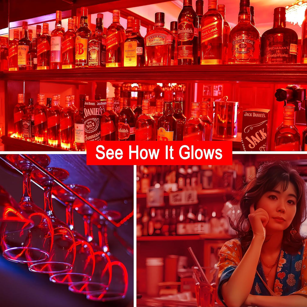 LED Red Color Light Bulb - A19 E26 Base, 9W (60W Equivalent)