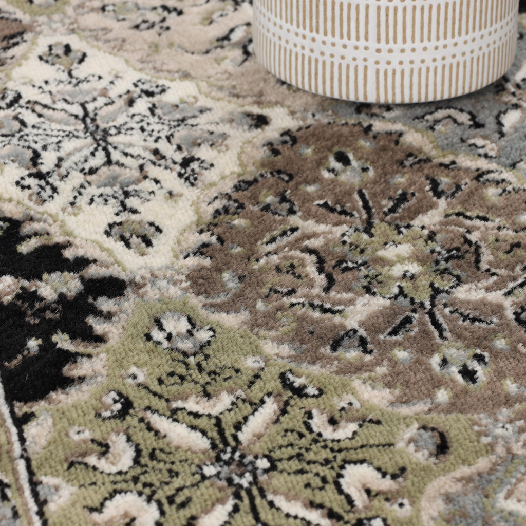 Paloma Collection Area Rug, 8mm Pile Height with Jute Backing, Traditional Persian Rug Design, Fashionable and