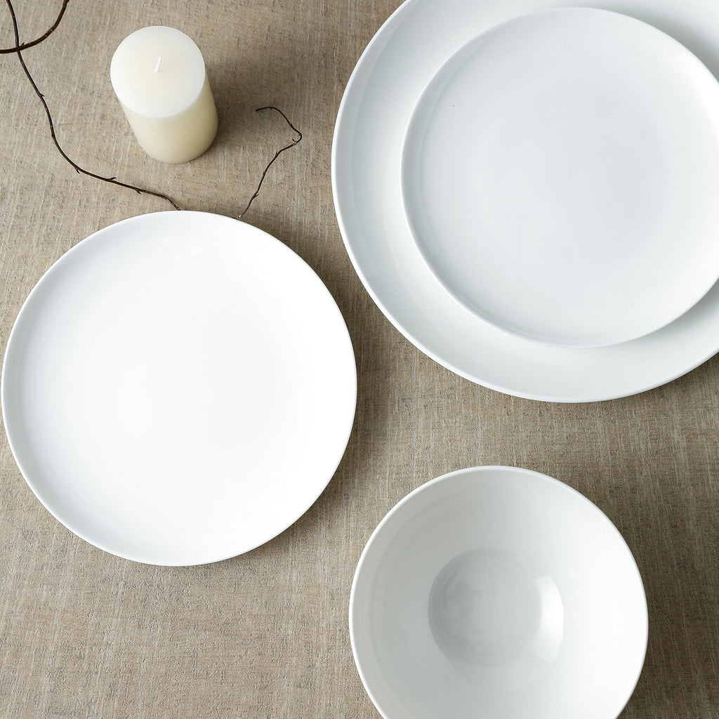 Lain Blair Bone China 12-Piece Dinnerware Set, White