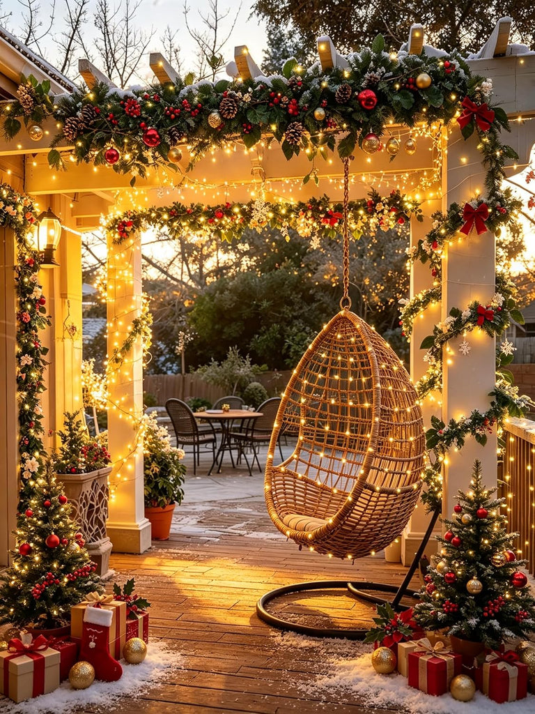 200FT 600LED Christmas String Lights Plug in Fairy Lights Indoor