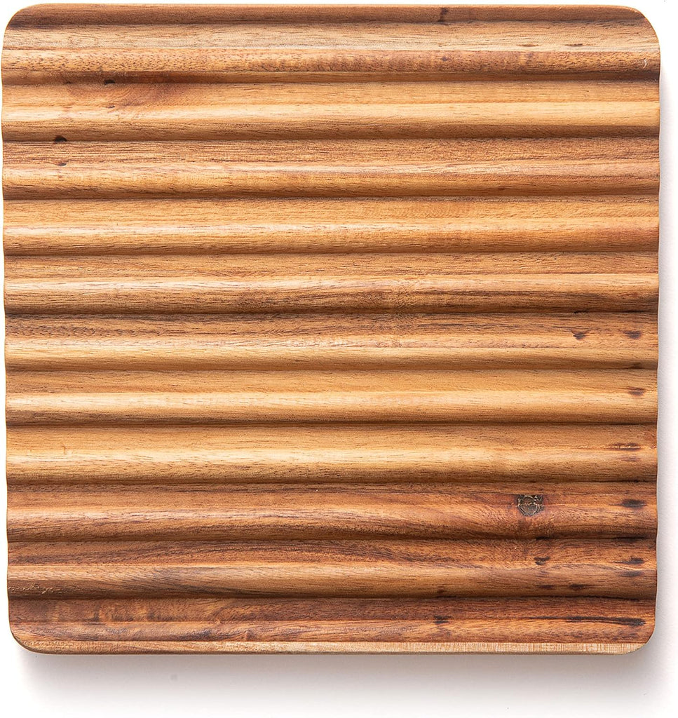 Sedona Trivet Acacia Wood Hot Dish Holder - Set of 2