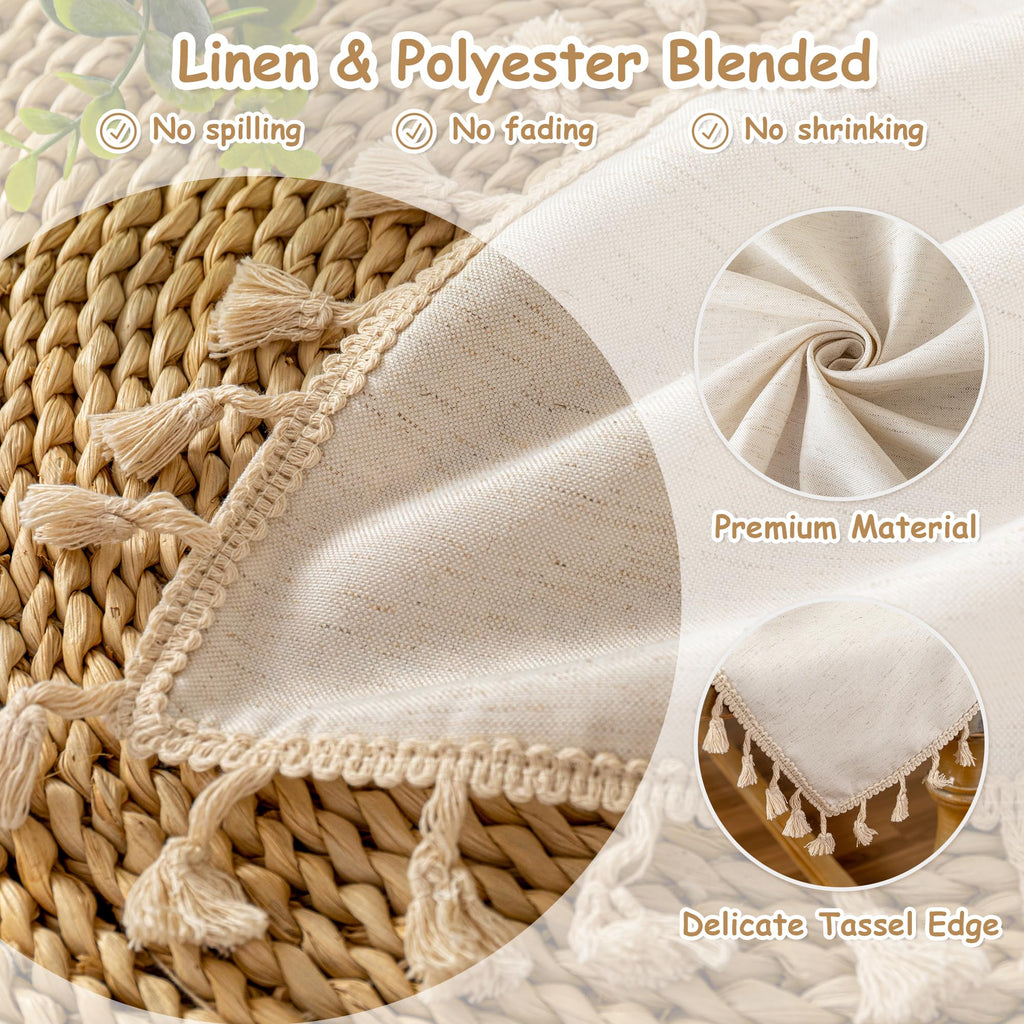 Table Cloth 60x102 in Rectangle Table, Waterproof Tablecloths