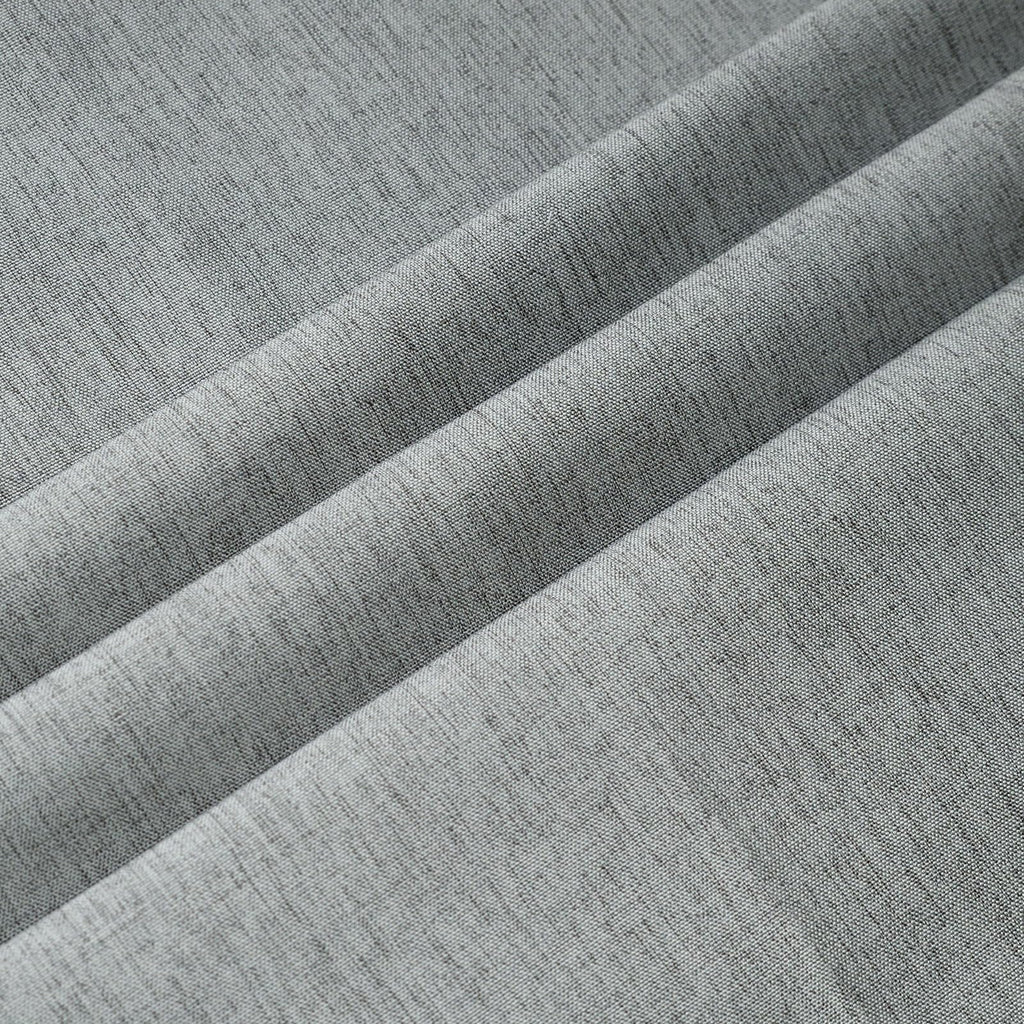 Grey Built in Hooks, Linen Style 72x76" Bathroom Heavy Duty