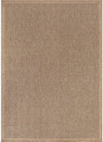 Easy Jute Rug 5x7, Indoor Outdoor Natural Color Fiber Area Rugs