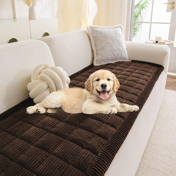 Couch Covers for Dogs, Washable Sofa Cover for Pets, Chocolate