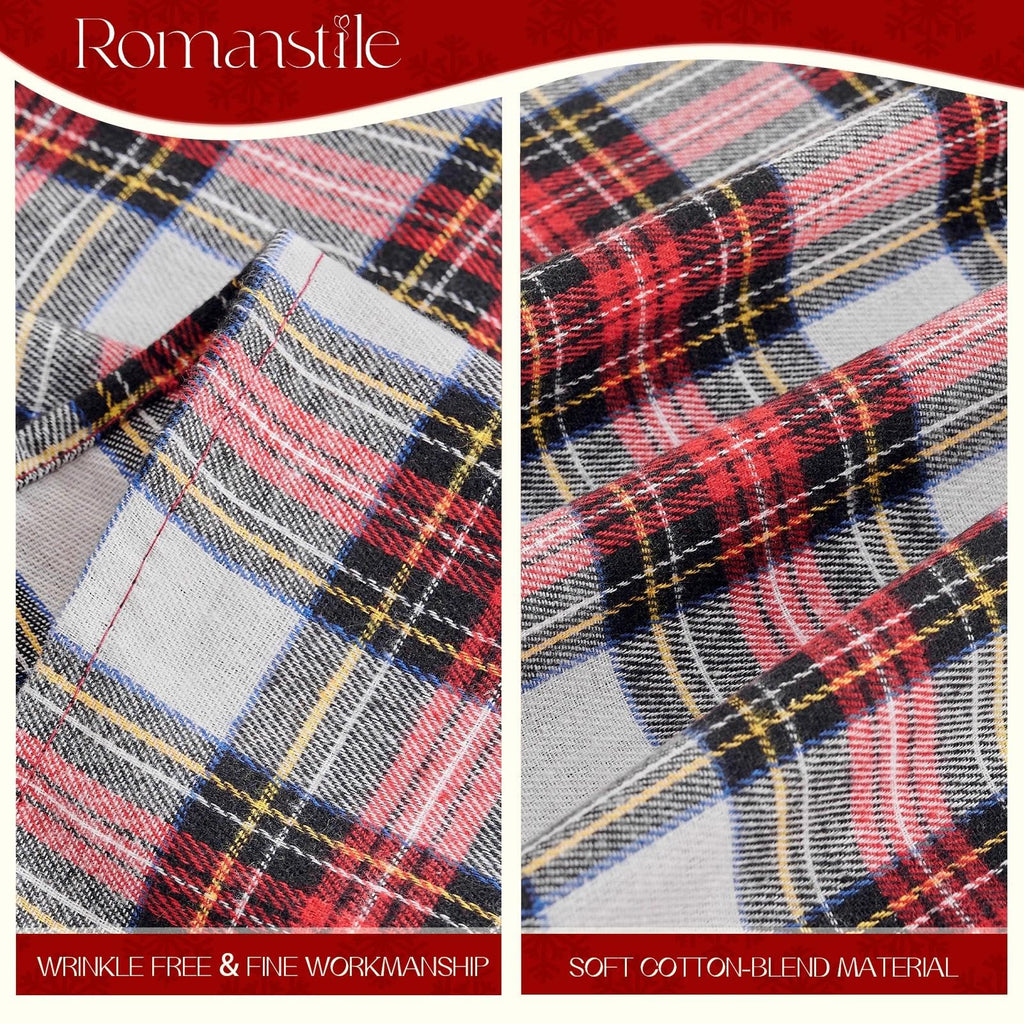 Christmas Checkered Tablecloth Rectangle, Red White, 60 x 102