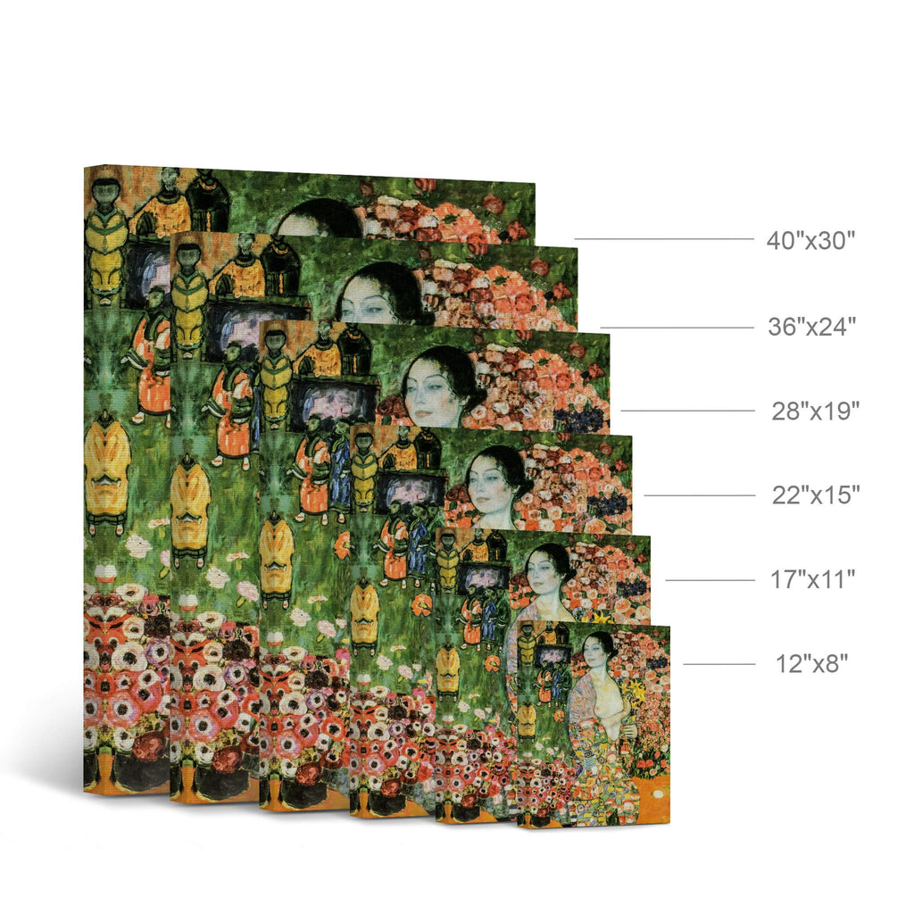 The Dancer by Gustav Klimt Canvas Wall Art Print Famous Art Painting Reproduction Fine Art Oil Paintings Modern Art