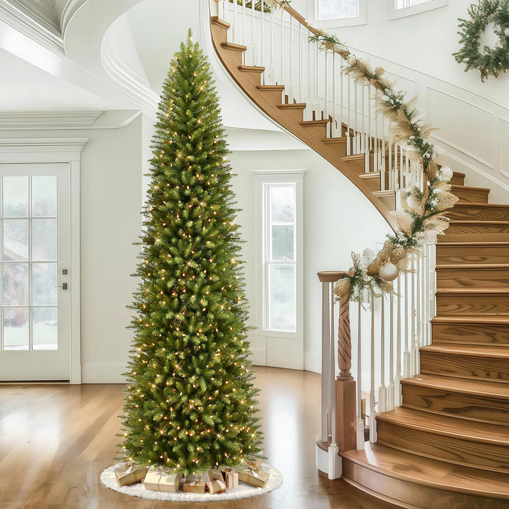 International 9ft Pre-Lit Fraser Fir Pencil Christmas Tree
