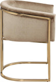 Meridian Furniture 758Beige-C Tierra Collection Modern | Contemporary Upholstered Dining Chair with Luxurious Beige
