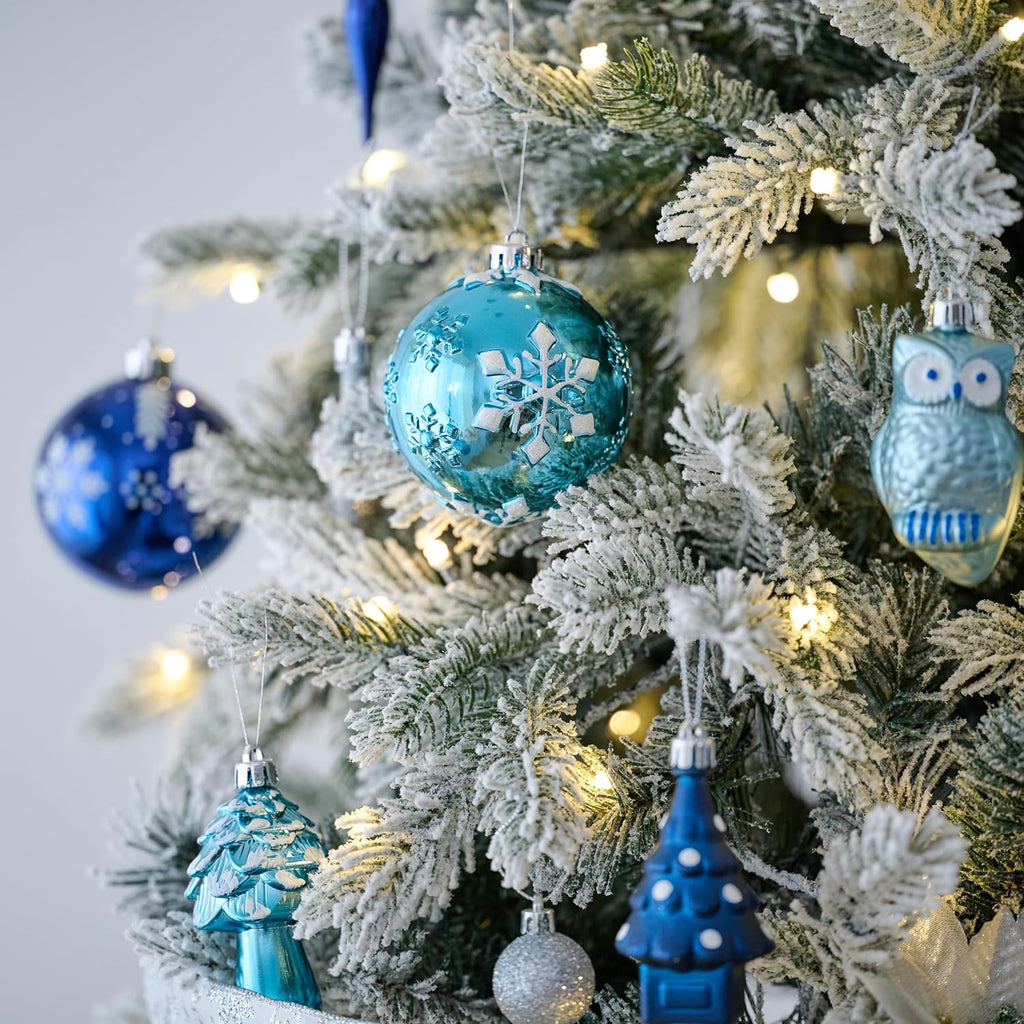 Christmas Tree Decorations Ball Ornaments Set - Set of 80