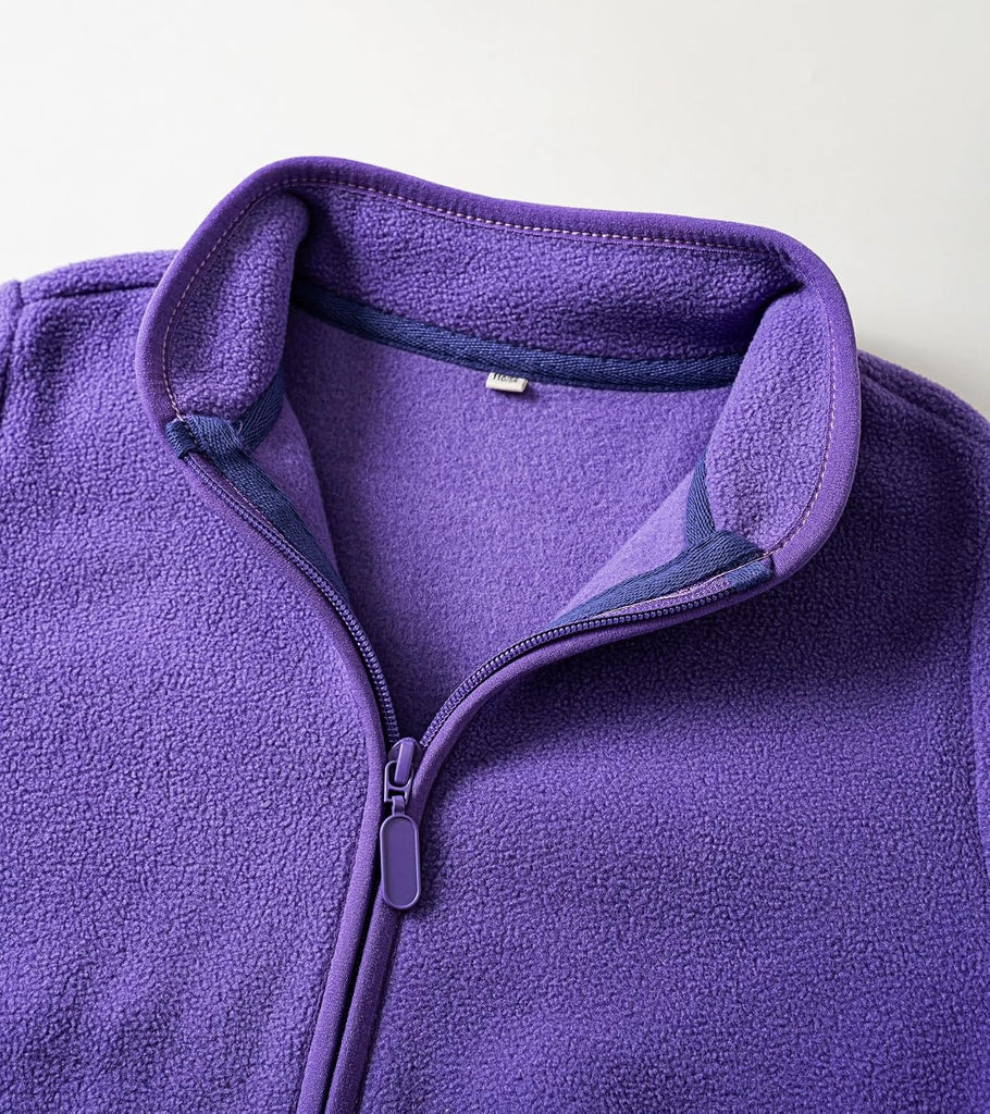 Toddler Boys Girls Fleece Jacket Lightweight Fall Spring 2-12 Years