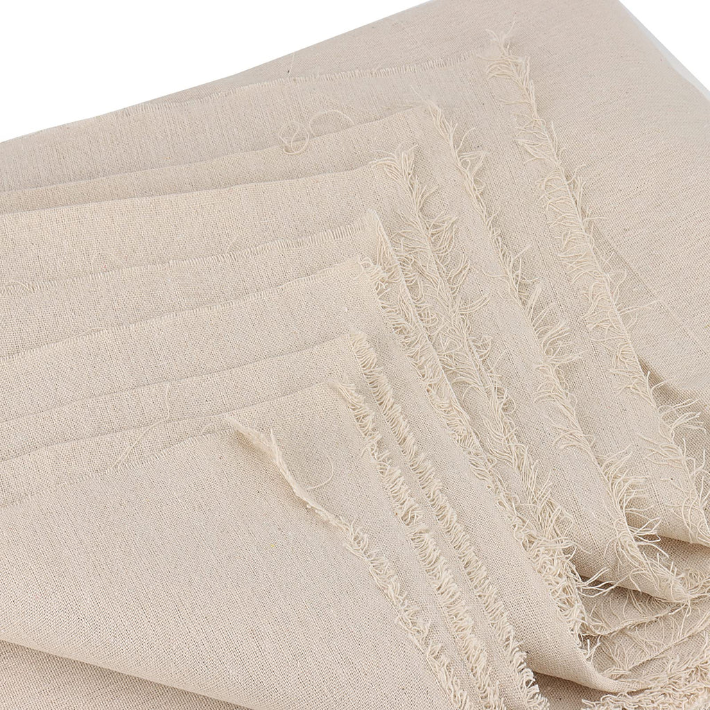 59 Inch x 6.5 Yards Cotton Linen Fabric, Plain Solid Color Cotton Linen Blend Cloth Fabric, Cotton Linen Embroidery