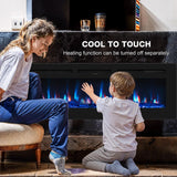 60 inch Electric Fireplace in-Wall Recessed 2026 Upgrade Wall Mounted Fireplace with Remote Control
