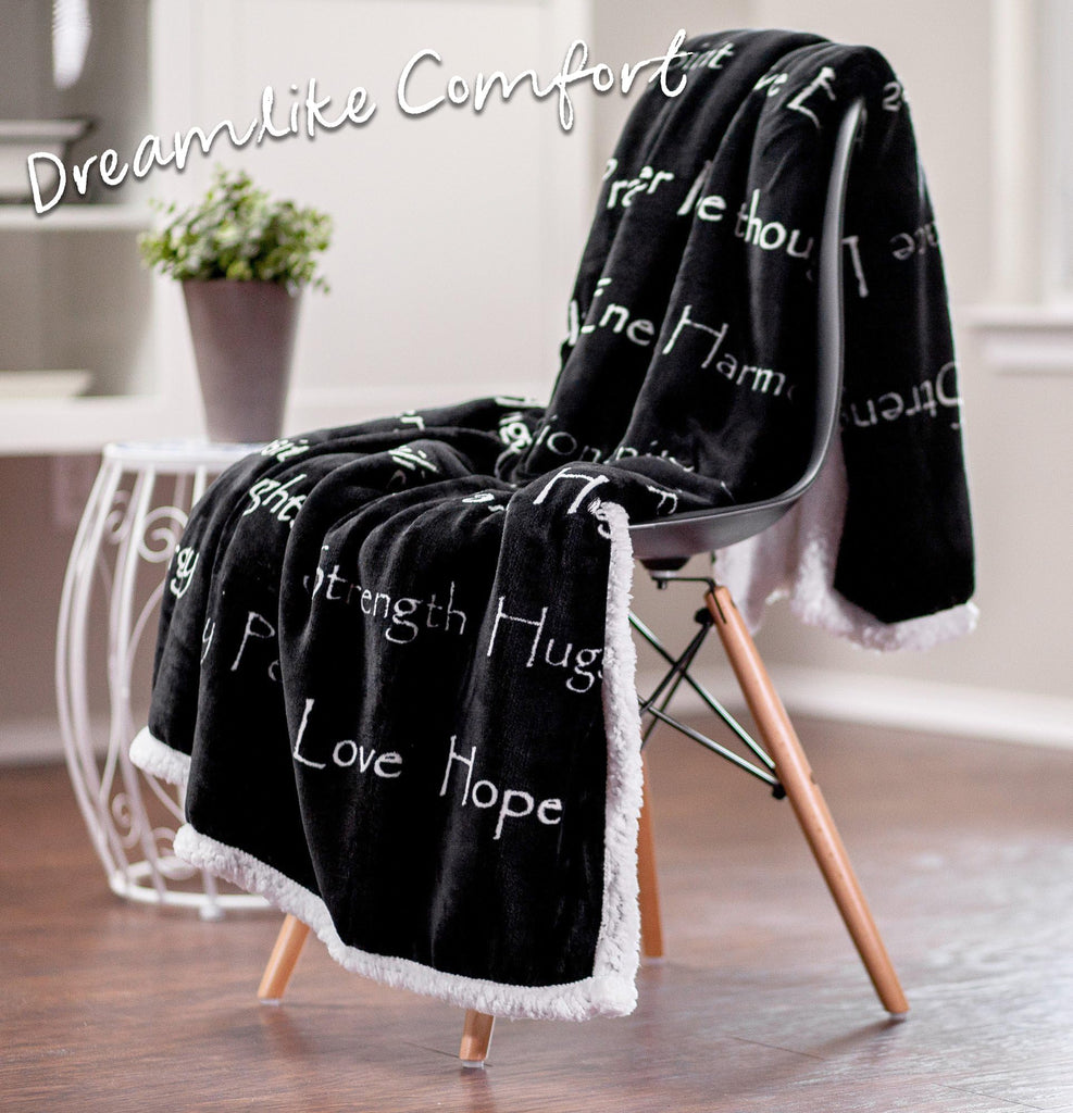 Premium Sympathy Warm Hugs Gift Throw Blanket - Healing Gift Cancer Chemo Survivor Get Well Caring Gifts - Comfort