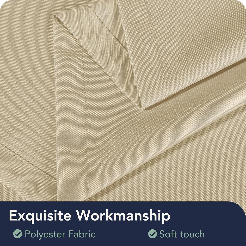 Outdoor Curtains Waterproof, 8 Panels, Rod Pocket | Weatherproof & Privacy Drapes, Outside Curtains for Gazebo