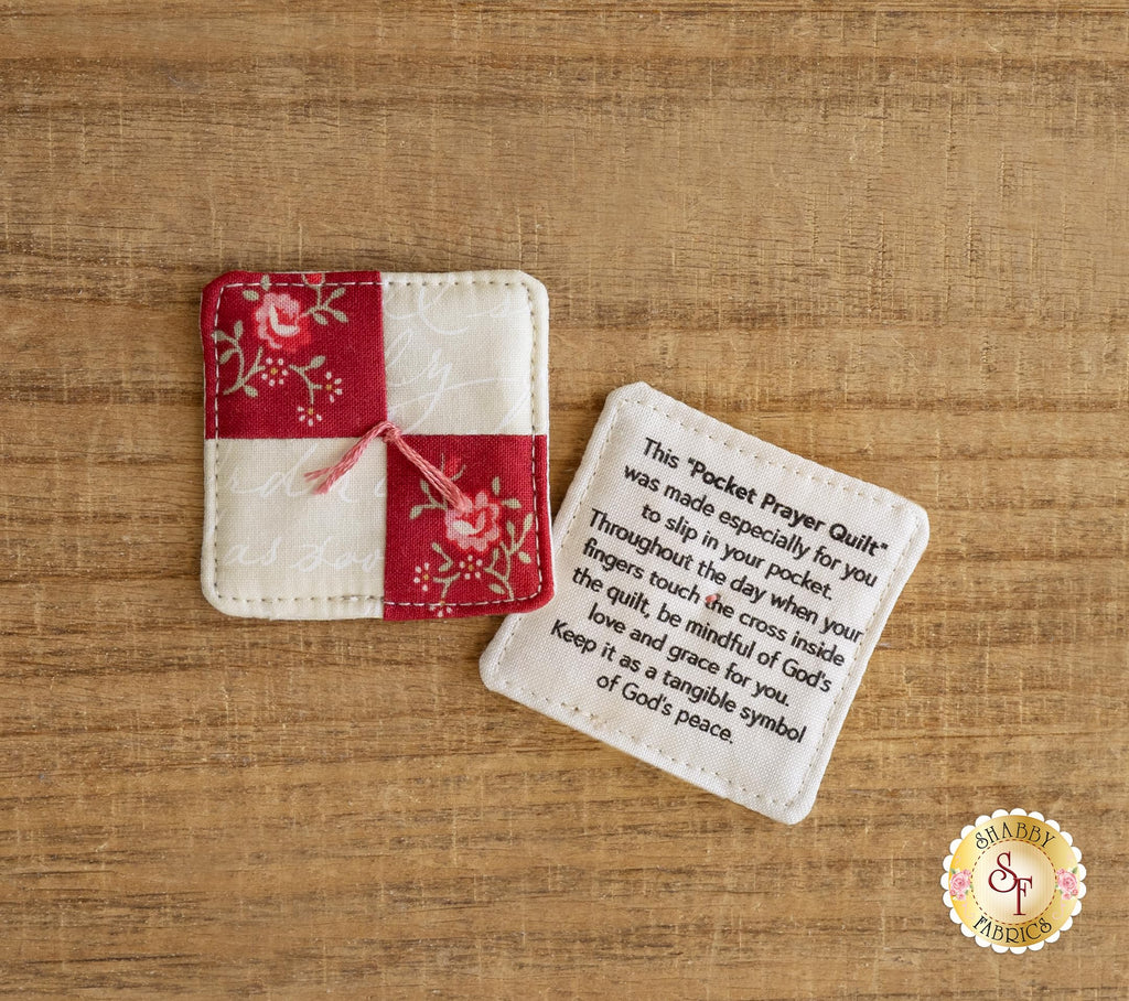 Pocket Prayer Quilt Panel (Natural)
