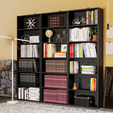 Bookshelves and Bookcases Floor Standing 6 Tiers Display Storage Shelves 70 in Tall Bookcase Home Decor Furniture