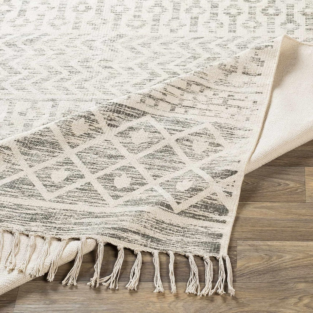 Valyermo Living Room, Bedroom Area Rug - Geometric Diamond Striped Chevron Trellis - Bohemian Transitional Boho