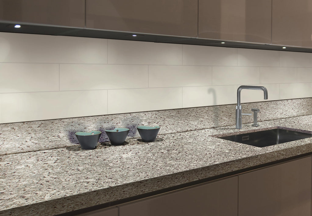 Ceramic Subway Wall Floor & Wall Tile | Almond Glossy | 4" x 16"