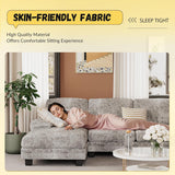 Sectional Couches for Living Room, U Shaped Couch with Chenille Fabric