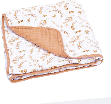 Baby Quilt Blanket & Tummy Time: Prairie Floral