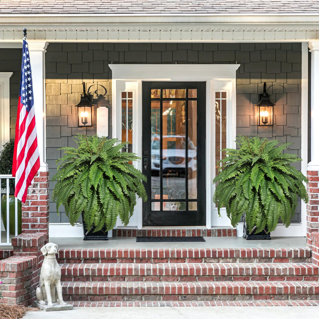 Large Artificial Ferns for Outdoor 98 Branches Fake Fern