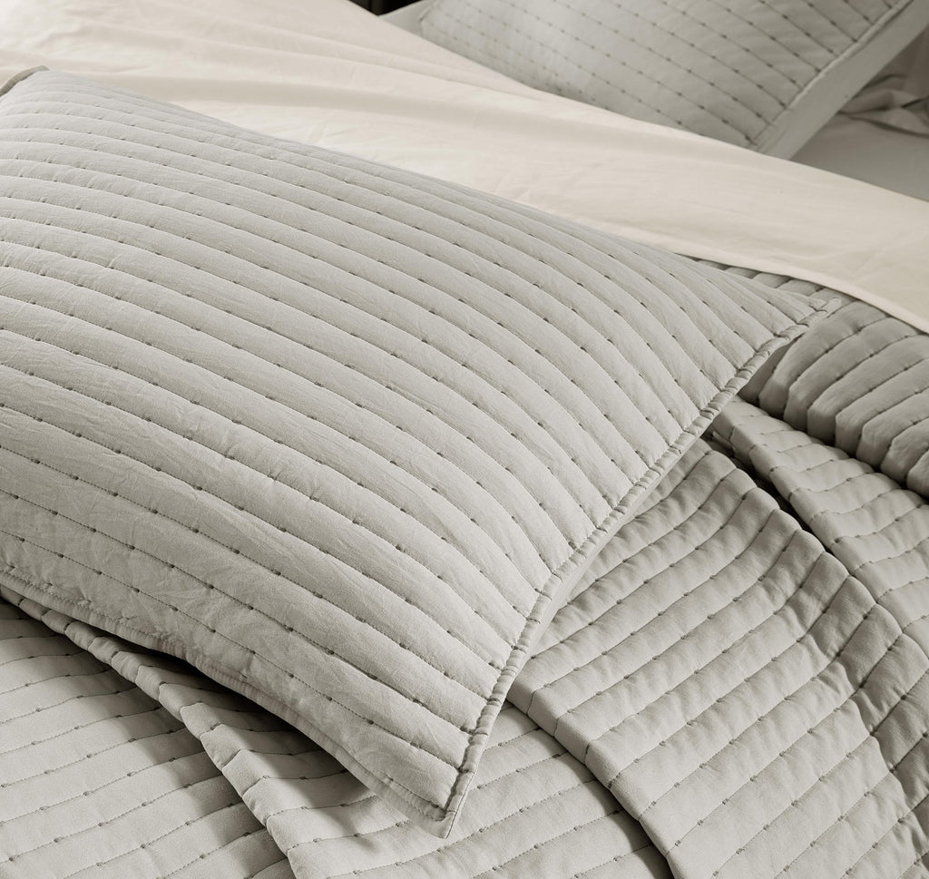 Lightweight Quilted Bedspread Quilt Set, Pre-Washed Brushed Microfiber, Handmade-Look Stitching, All-Season