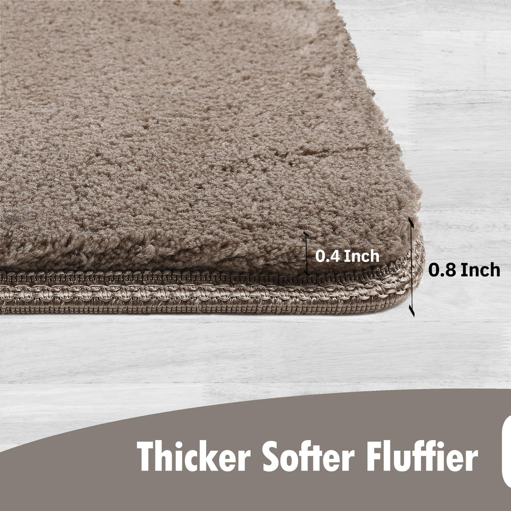 Ultra Plush Carpet 8 x 30 Inch Brown 14 Pcs