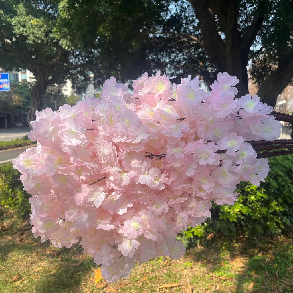 50 Artificial Cherry Blossoms and Peach Blossom Branches