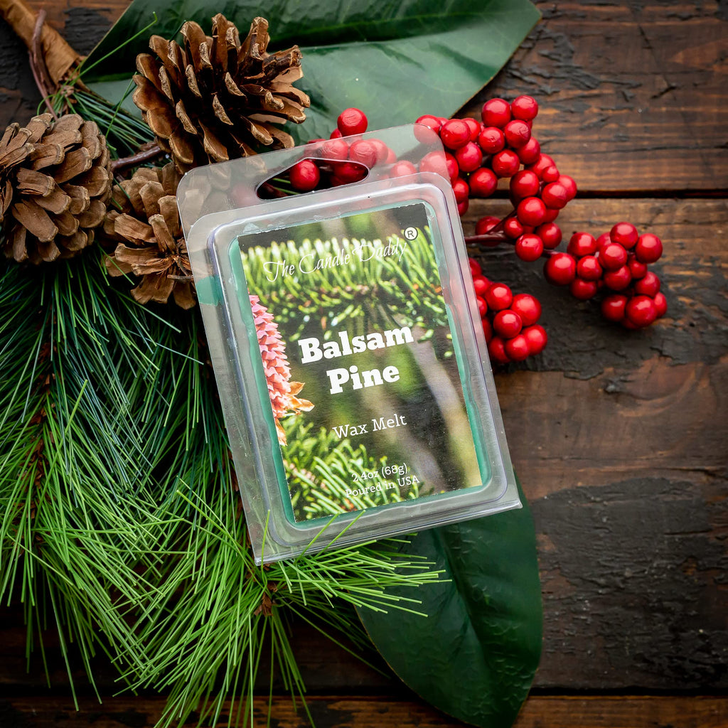 Balsam Pine - Maximum Scented Wax Cubes/Melts- 5 Packs -10 Ounces Total- 30 Cubes