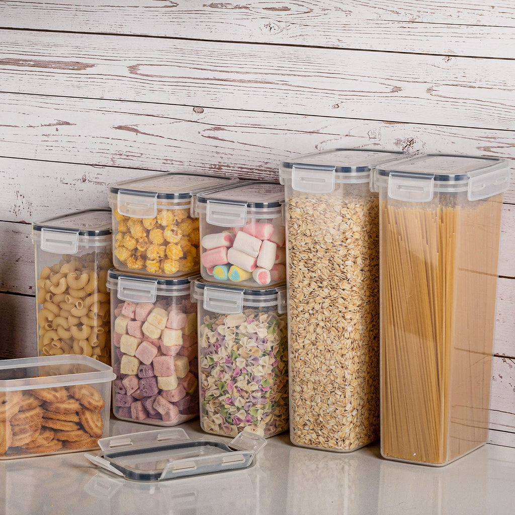 32pcs Airtight Food Storage Containers Set, BPA Free Plastic Kitchen and Pantry Organization Canisters with Lids