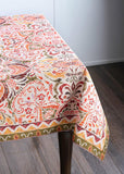Table Cloth Square Table 100% Cotton 54 x 54 Inches Fall Tablecloth Reusable Everyday Use for Thanks