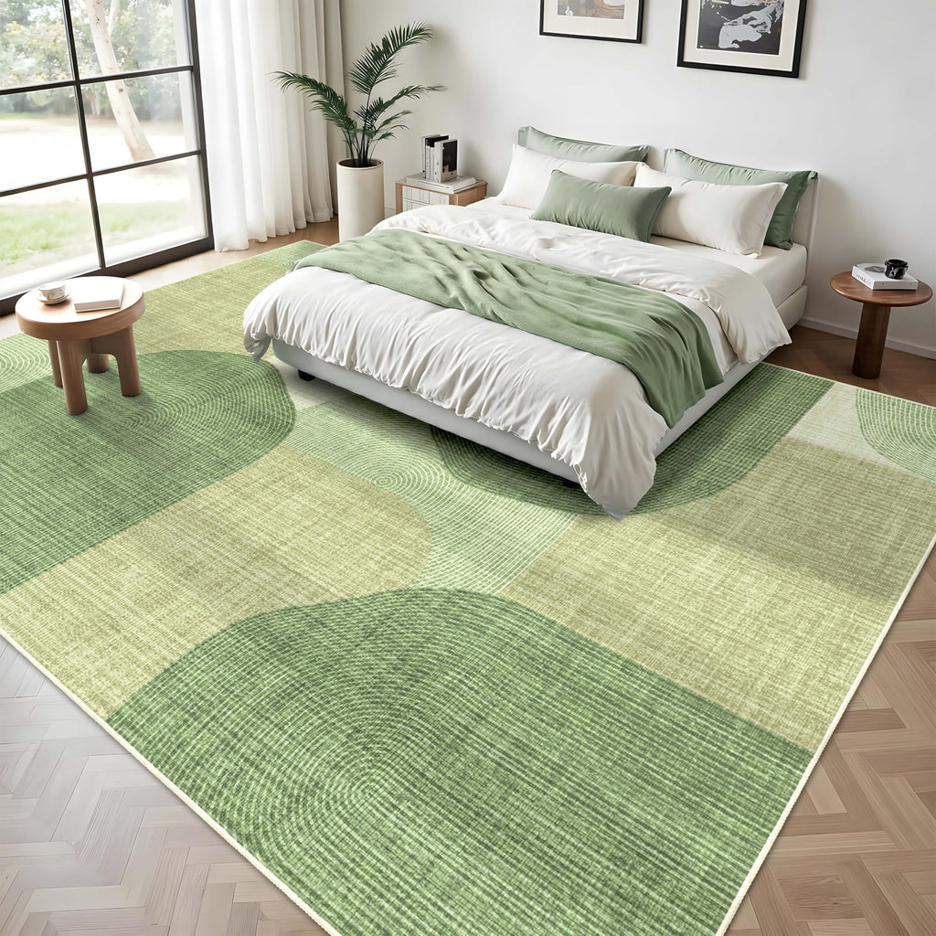 Large Area Rugs Mid Century Modern Washable