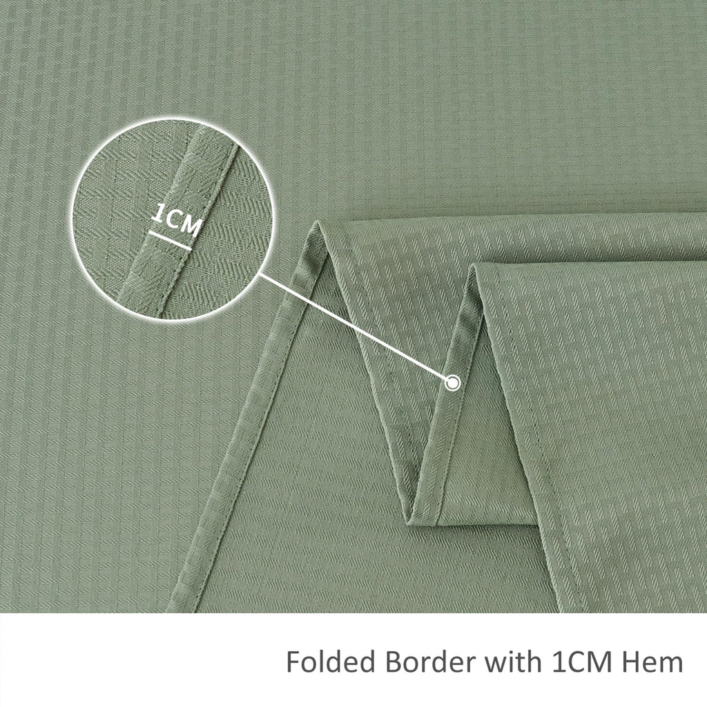 Tablecloth Weaved Texture Stain Resistant Waterproof, Wrinkle Resistant Washable Table Cloth, Fabric Table Cover