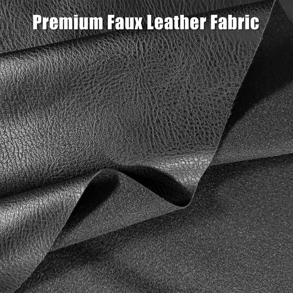 Upholstery Faux Leather Fabric, Faux Leather Sheets for Craft Outdoor Boat Automotive, DIY and Crafting Leather 1 Yard