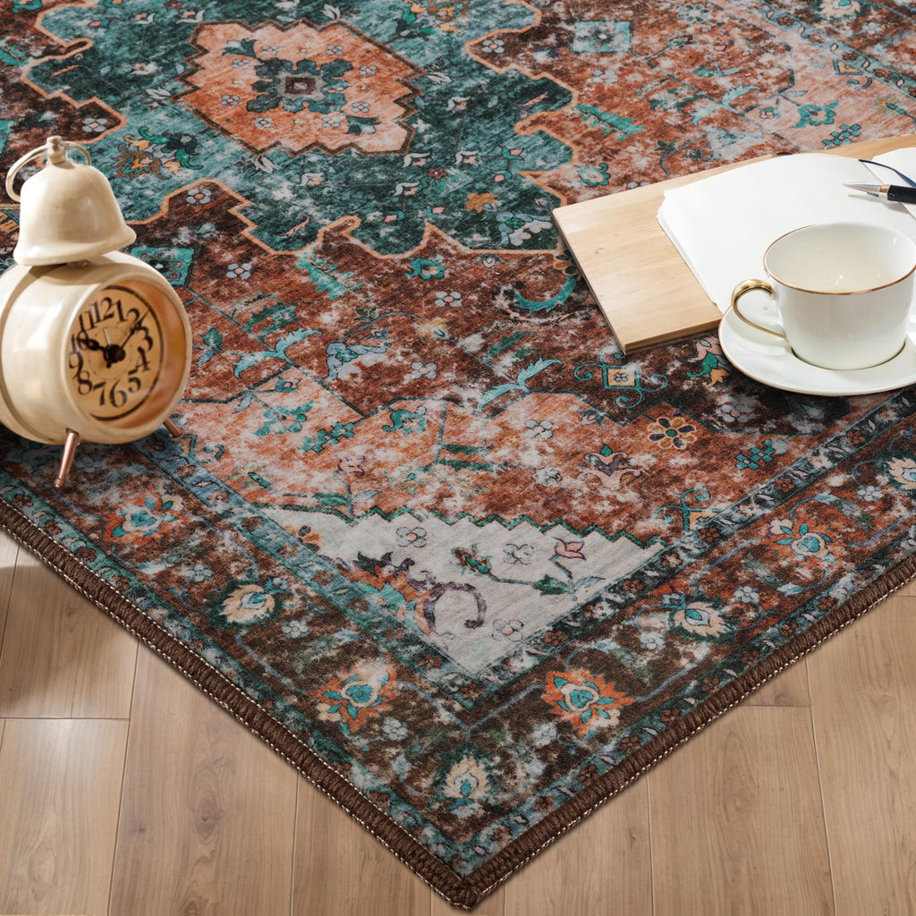 Long 3x8ft Non-Slip Back Washable Runner Rugs s Bedside