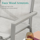 Best Choice Products 4-Piece Outdoor Textilene Patio Conversation Set, Backyard Furniture w/Loveseat, Coffee Table