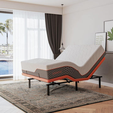 Queen Adjustable Bed with 14" Hybrid Matt, 3000 Series - Set of 28