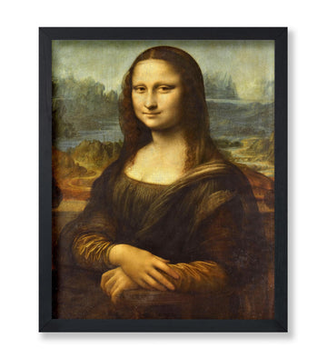 Master Classic Leonardo da Vinci Poster - Vintage Renaissance Print - Gift for Artist, Friend - Mona Lisa