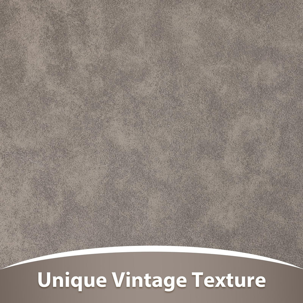Faux Leather 1.3mm Upholstery Fabric by the Yard 10 Yard Grey Tan
