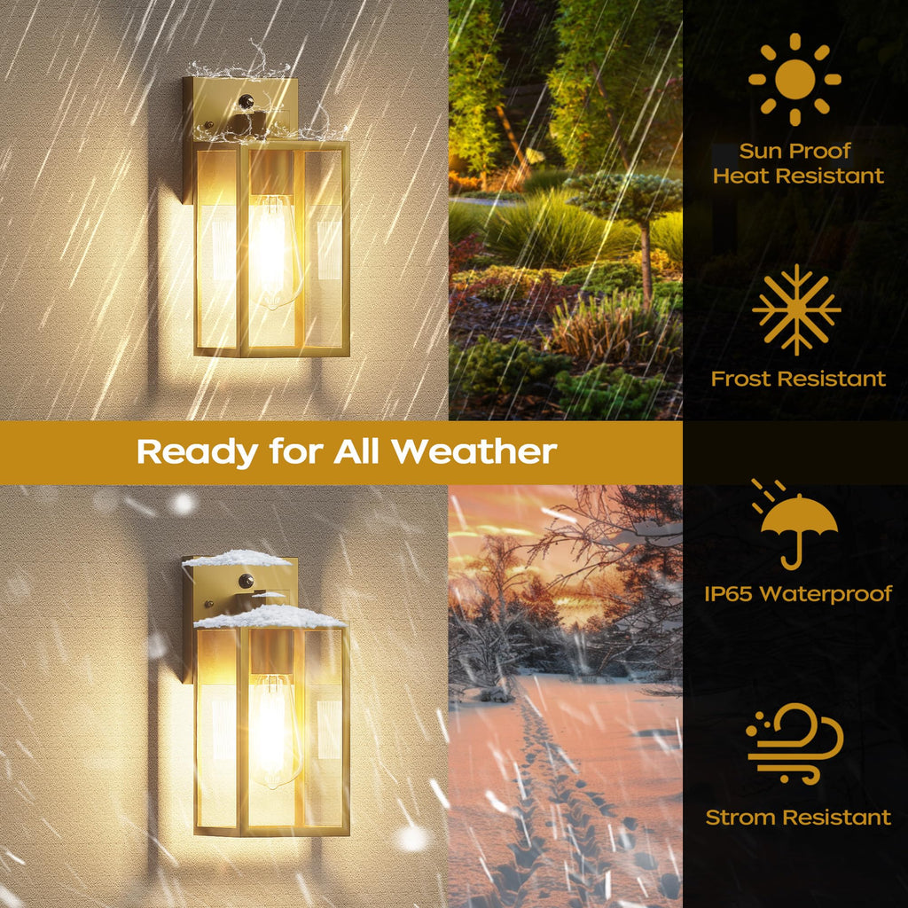 Dusk to Dawn Exterior Lighting Fixtures, Outdoor Porch Light Wall Sconce