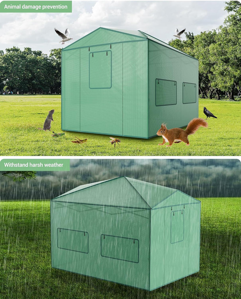 8X12 FT Pop Up Greenhouse for Outdoors