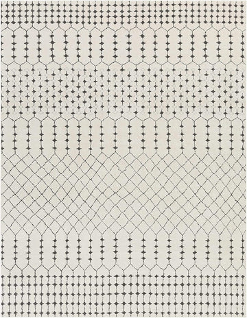 Chubbuck Living Room, Bedroom Area Rug - Trellis Geometric Diamond Lattice - Bohemian Moroccan Modern Contemporary