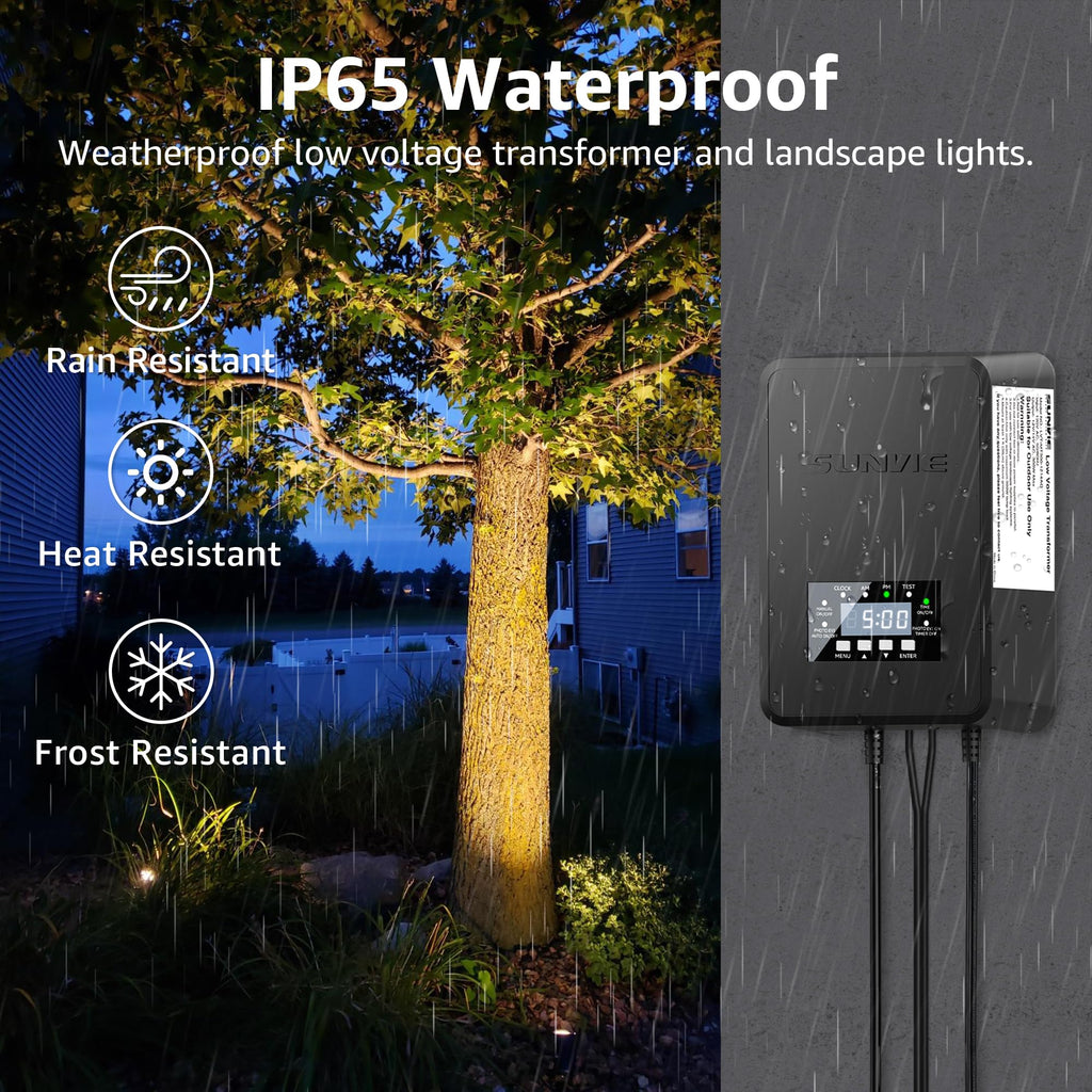 Low Voltage Landscape Lights with 300W Transformer
