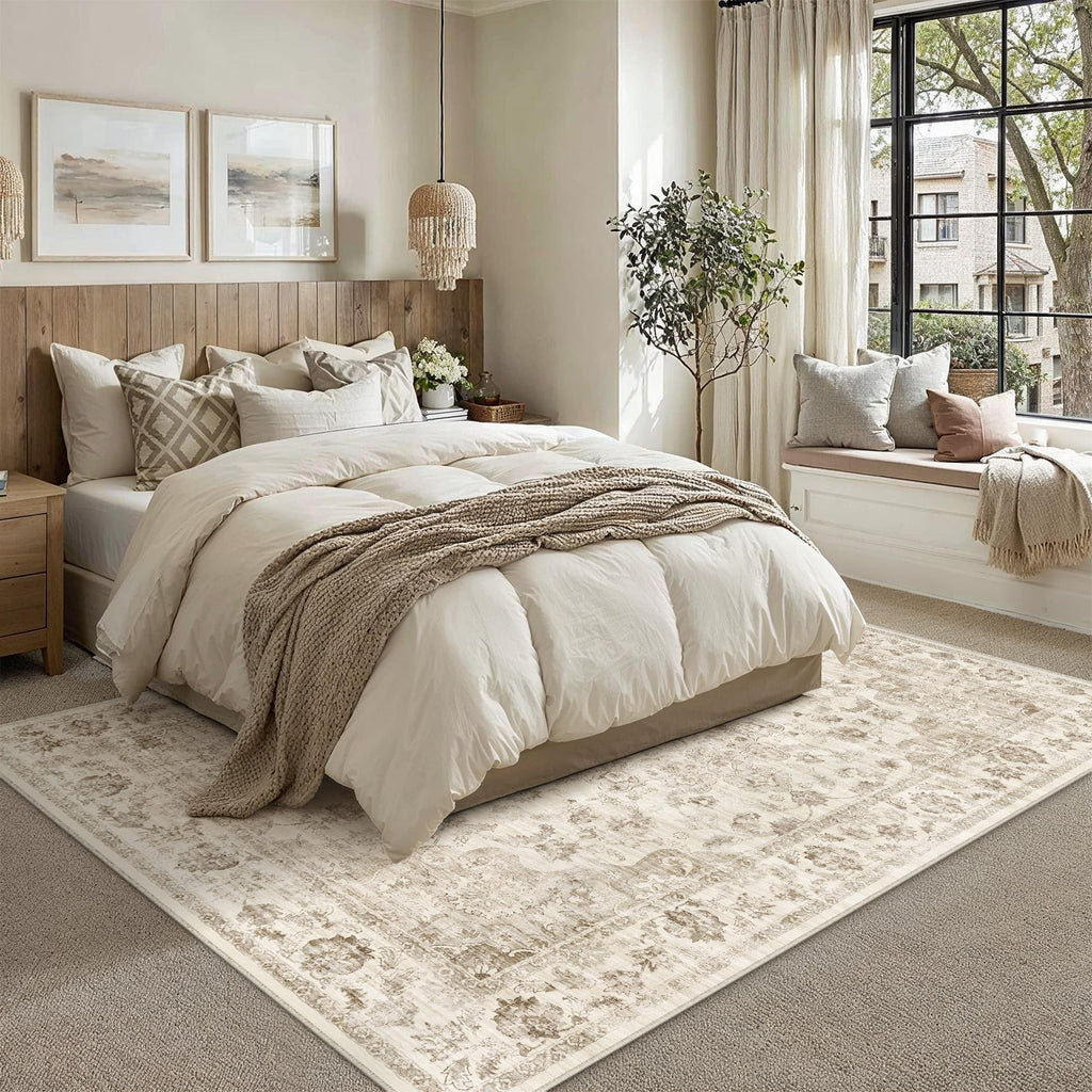 12x15 Beige Neutral Area Rug