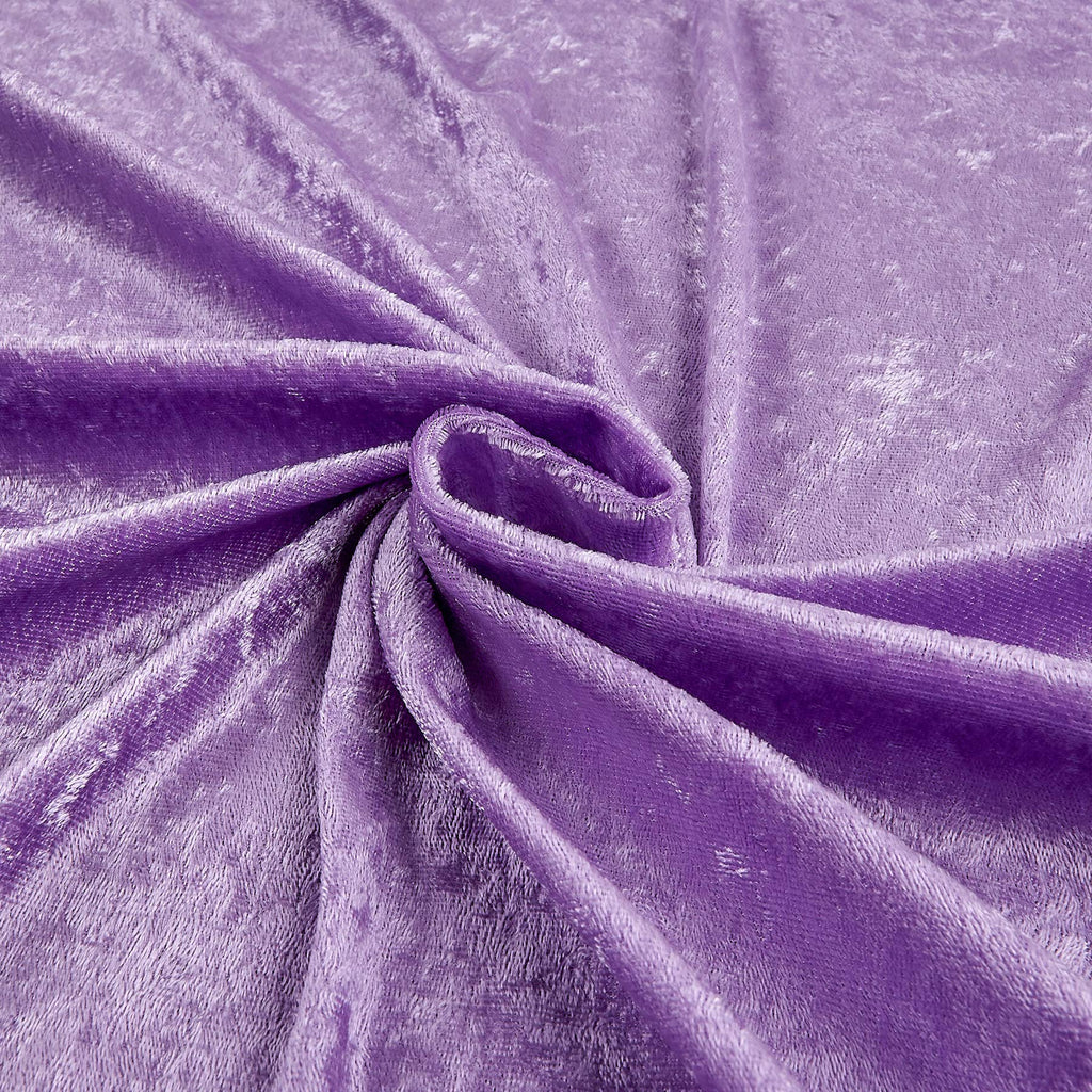Panne Velvet Velour Lilac, Fabric by the Yard
