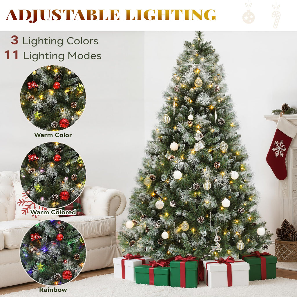 6ft Prelit Scotch Pine Christmas Tree with Remote Control