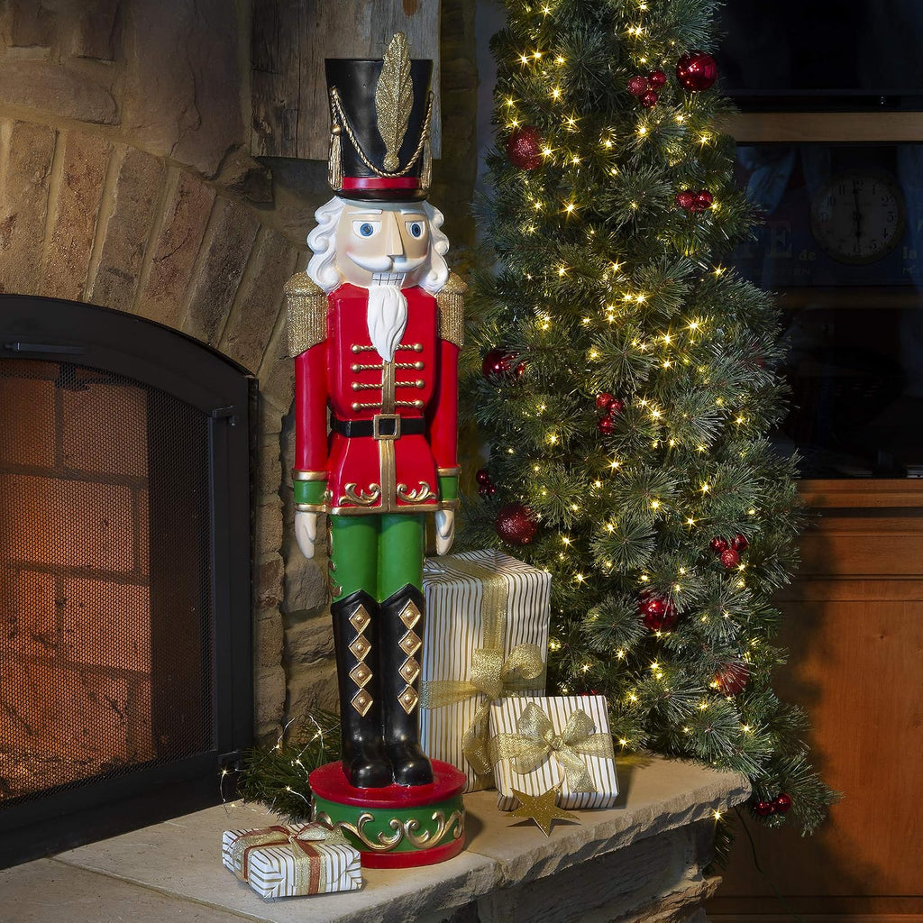Christmas Nutcracker - Classic Red and Green (37 Inch) - 1